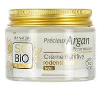 So'Bio Étic Précieux Argan Crème Nutritive Redensifiante Nuit Peaux Matures Bio Tube 50ml