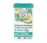 Léa Nature SO BiO étic Gel Douche Rafraichissant Cédrat et Criste Marine Bio 450ml