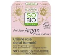 Léa Nature SO BIO étic Précieux Argan Crème Rose Éclat Fermeté Bio 50 ml - Pot 50 ml