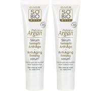 Léa Nature So Bio Étic Sérum Anti-Âge Fermeté ¿ Précieux Argan Fermeté Elasticité Nutrition Huile D¿Argan Bio Acide Hyaluronique 99% D'origine Naturelle Made In France Lot De 2x30 Ml