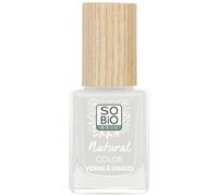 LÉA NATURE SO BiO étic| Vernis ongles naturel - Natural Color | Blanc french | Double action Soin & Couleur - Fortifie & Protège | Huile de Ricin bio fortifiante | Vegan | Made in France |11ml