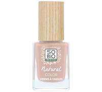 LÉA NATURE SO BiO étic| Vernis ongles naturel - Natural Color | Romantique rose | Double action Soin & Couleur - Fortifie & Protège | Huile de Ricin bio fortifiante | Vegan | Made in France |11ml