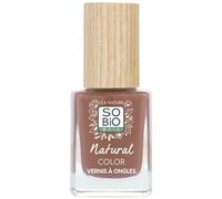 LÉA Nature So Bio étic| Vernis Ongles Naturel - Natural Color | Tendre Taupe | Double Action Soin & Couleur - Fortifie & Protège | Huile de Ricin Bio fortifiante | Vegan | Made in France |11ml