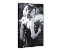 Lea Seydoux 012 Impression sur toile pour salon, chambre à coucher, style cadre, 50 x 75 cm