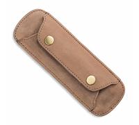 LEABAGS Épaulière de qualité supérieure - En cuir de buffle véritable - Look vintage - Bandoulière pour sacs - Rembourrage d'épaule en cuir avec revêtement antidérapant, Marron gris vintage, Taille