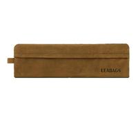 LEABAGS Étui à Crayons en Cuir véritable | Petite Trousse pour Travail, université et école | Trousse à Crayons | Étui à Crayons | Trousse en Cuir | Vintage | Taille S | Fox