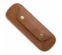 LEABAGS Premium Shoulder Pad I Bandoulière en Cuir de Buffle véritable I Look Vintage I Bandoulière pour Sacs I Bandoulière en Cuir avec Coussin antidérapant I 18x6 cm