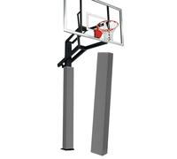 Leaceuv Rembourrage Poteau de Basket Carré 2,5cm Épais, Protection de Colonne en Mousse Haute Densité pour Garage, sous-Sol et Extérieur, Imperméable(Gray,H 5FT/152CM_11.5"X11.5"(29X29CM))