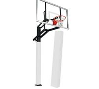 Leaceuv Rembourrage Poteau de Basket Carré 2,5cm Épais, Protection de Colonne en Mousse Haute Densité pour Garage, sous-Sol et Extérieur, Imperméable(White,H 7FT/213CM_10" X10(25X25CM))