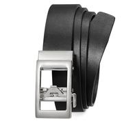 LEACOOLKEY Ceinture automatique à cliquet en cuir pour femme - Réglable - Sans trous - Pour jeans - Avec boucle coulissante dorée - Largeur : 3 cm, XL Passt Taillengröße 101-117 cm