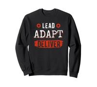 Lead Adapt Deliver Office Project Manager Collègue de Travail Sweatshirt
