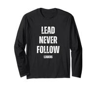 Lead emblématique Never Follow Leaders Keef Hip Hop Music Manche Longue