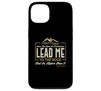 « Lead me to The Rock That is Higher Than I Psaum 61:2 » Coque pour iPhone 13