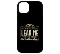 « Lead me to The Rock That is Higher Than I Psaum 61:2 » Coque pour iPhone 14 Plus