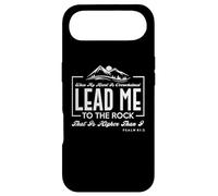 « Lead me to The Rock That is Higher Than I Psaum 61:2 » Coque pour iPhone Air