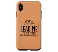« Lead me to The Rock That is Higher Than I Psaum 61:2 » Coque pour iPhone XS Max