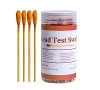 Lead Testing Strips - Set of 30 Cotton Lead Testing Swabs, House Paint and Metal Testing Swabs, Lead Test for All Painted Surfaces Ceramics, Dishes, Metal, Wood, (Rapid Test Results in 30 Seconds)