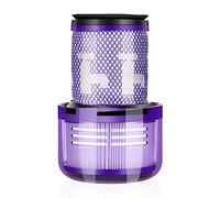 Leadaybetter 1 filtre de rechange pour aspirateur Dyson V12 Slim Absolute Motorhead sans fil, lavable pièces de rechange pour aspirateur Hepa avec 1 brosse, remplacez # 971517-01