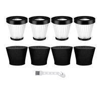 Leadaybetter Lot de 4 filtres de rechange compatibles avec les aspirateurs à main Dirt Devil SD20005RED, SD30025B et BD22025 Scorpion Style F117
