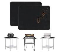 LeadCon Lot de 2 tapis de cuisson résistants au feu, 61 x 80 cm, pour comptoir et barbecue