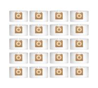 LeadCon Lot de 20 sacs à poussière VF3501 haute efficacité compatibles avec les aspirateurs Ridgid & Workshop de 3 à 4,5 gallons, pièce de rechange # 23738 VF3501 WS32045F