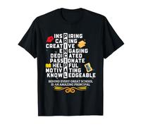 Leader de l'éducation inspirant l'appréciation des directeurs d'école T-Shirt