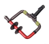 Leader de pêche à la mouche et organisateur de bobine Tippet avec clip pour gilet, crochet en plastique pour un transport facile, et manchon en caoutchouc brillant pour la pêche de nuit (rouge)