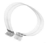 Leader de pêche en fluorocarbone avec fil torsadé et pour eau douce salée, longueurs assorties de 15,2 à 61 cm, résistance d'essai de 9,1 kg à 36,3 kg, ensemble de 12 bas de ligne pré-noués pour gros