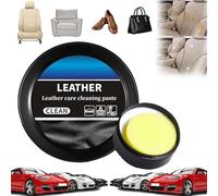 Leader Lot de 2 crèmes de nettoyage et de soin pour cuir - Crème de nettoyage multifonction pour cuir de voiture, intérieur et meubles