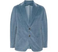 Leader of the Beauty Blazer en velours côtelé pour homme - Coupe ajustée - Veste de costume formelle - Classique - Robe de mariage - Blazers de smoking, Bleu poudré, 6XL