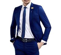 Leader of the Beauty - Costume - Homme - Bleu - 48 FR-Veste,42 FR-Pantalons