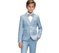 Leader of the Beauty Ensemble Costume Formel pour garçon Tenue de Mariage pour garçon Costumes de Communion Taille Ajustable pour Tout-Petits et Adolescents