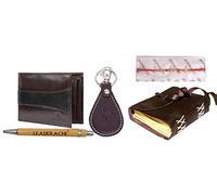 LEADERACHI Rakhi Combo Cadeau pour homme Porte-clé Porte-monnaie et Rakhi, Marron, Accessoires de voyage, Marron, marron, Accessoires de voyage