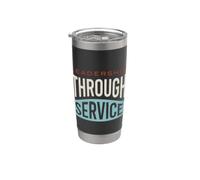 Leadership Club Dire Leadership par le service Gobelet isotherme en acier inoxydable double paroi