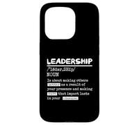 Leadership Definition Leader Office Teamwork Influenceur Boss Coque pour iPhone 15 Pro