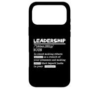Leadership Definition Leader Office Teamwork Influenceur Boss Coque pour iPhone 17 Pro Max
