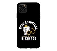 Leadership Funny Camp Quote Head Counselor in Charge Coque pour iPhone 11 Pro Max