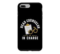 Leadership Funny Camp Quote Head Counselor in Charge Coque pour iPhone 7 Plus/8 Plus