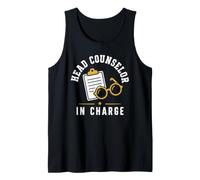Leadership Funny Camp Quote Head Counselor in Charge Débardeur