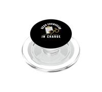 Leadership Funny Camp Quote Head Counselor in Charge PopSockets PopGrip pour MagSafe