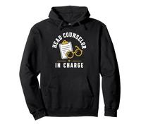 Leadership Funny Camp Quote Head Counselor in Charge Sweat à Capuche