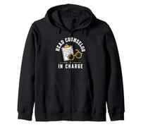 Leadership Funny Camp Quote Head Counselor in Charge Sweat à Capuche