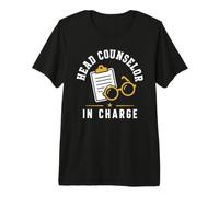 Leadership Funny Camp Quote Head Counselor in Charge T-Shirt Haut de Gamme
