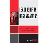 Leadership in Organizations David L Bertocci (Auteur)