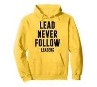 Leadership Never Follow Leaders Leadership Mindset Motivation Sweat à Capuche