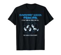 Leadership Plein cœur des Mains de l'école Primaire T-Shirt Graphique avec Valeur, Homme, Noir, S