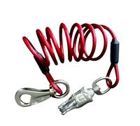 Leading Rope - Elastic Spiral Horse Line, Outdoor Feeding Control Strap, Heavy-Duty Animal Guide, Flexible Handling Support, Farm Equipment Category, Cattle Sheep Use, 39.37inches