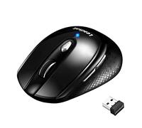 LeadsaiL Souris sans Fil Portable Souris USB sans Fil Silencieuse Souris d’Ordinateur Optique, 4 Boutons, 1600DPI avec 3 Niveaux Réglables pour Windows/Mac/Macbook Pro/HP/Acer