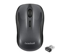 LeadsaiL Souris sans Fil pour Ordinateur Portable Silencieuse 2,4G USB Mini Souris Optique Ambidextre 1600 DPI avec 3 Niveaux Réglables pour Windows 10/8/7/XP/Mac/MacBook Pro/Air/HP/Lenovo