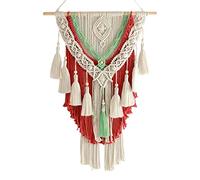 LEADSDGE Attrape-rêves - Décoration murale faite à la main - Filet tissé en coton - Pour chambre à coucher - Grand attrape-rêves pour chambre d'adultes et de filles et garçons